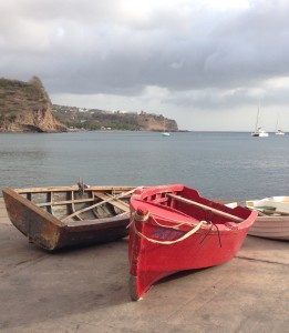 Monserrat fishing boats.