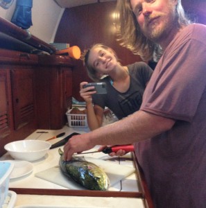 The fish that Moss caught.