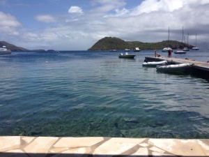View of bay from Terre-de-Haut, Îles des Saints.