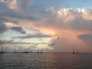 Big Sky on Have a Good Time Day Eve, Prick Bay.