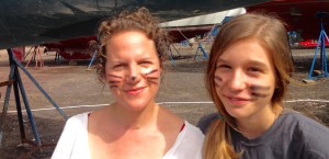 Today’s Chemistry lesson: Making charcoal!