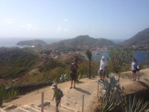 Exploring Fort Napoleon with Rowan and Kam, Iles des saintes.